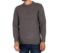 Barbour Uomo Maglia Girocollo Tisbury, Grigio, XXL