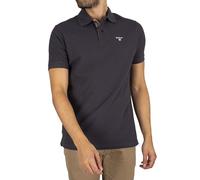 Barbour Uomo Polo in piqué di Tartan, Navy/Dress Blue, L