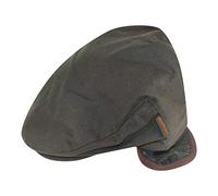 BARBOUR Coppola Uomo Cheviot Wax Flat Cap MHA0294OL11 Colore Oliva