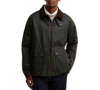 Barbour - Veste cirée authentique - Short Bedale Wax Jacket Olive per Uomo in Cotone - Taglia L - Verde
