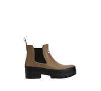 BARBOUR Tronchetti di gomma Halton STIVALE DA PIOGGIA MILITARY BROWN BLACK