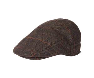 Barbour - Wilkinn Flat Cap - Stilosa Cappelli - - Accessories - Uomo - Marrone - S