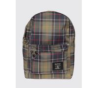 BARBOUR Zaino Torridon in nylon con tasca frontale e dettagli Tartan OS Verde