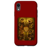 Barbuto Dragon Rock Band divertente Photobooth Selfie Chitarra Custodia per iPhone XR
