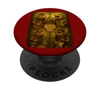 Barbuto Dragon Rock Band divertente Photobooth Selfie Chitarra PopSockets PopGrip Adesivo