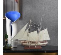 barca a legno in scala 1:70 fai-da-te per regalo di