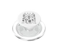 Barca a vela con timone nautico Capitano Vintage Patent PopSockets PopGrip per MagSafe