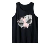 Barca a Vela Nautica con Faro Vintage Canotta