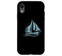 Barca a vela sotto la luna, motivo Mystical Night Ocean Custodia per iPhone XR