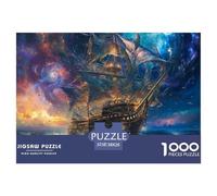 Barca a vela Starlight Puzzle 1000 Piezas Rompecabezas 38x26cm/1000pcs Regalos Para Adultos Y Niños DIY Creative Intelectual Desafío