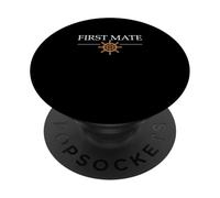 Barca Amante Barca Barca Capitano Divertente Primo Mate PopSockets PopGrip Adesivo