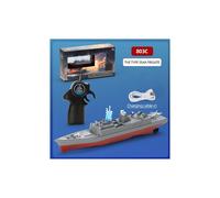 Barca da corsa RC Modello di controllo wireless Cacciatorpediniere Nave da guerra Giocattolo Barca telecomandata