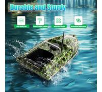Barca da pesca con esca da 5200 mA 13000 giri/min con contenitori per esche singoli Barca con esca automatica con telecomando Portata remota di 500 M