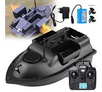 Barca Da Pesca, Motoscafo per Barche Con Esche Smart Rc, Distanza Del Telecomando Di 500 M, Barca per Navi Con Cercatore Di Pesci Con Luce Di Navigazione a LED E Borsa Portatile,5200mAh-1battery