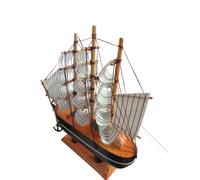 Barca dei pirati veliero in stoffa vascello legno h21 da collezione idea regalo