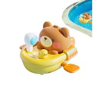 Barca Giocattolo da Bagno | Barca Forma Animale Carina Galleggiante A Corda | Giocattoli da Vasca con Spruzzo d'Acqua | Per Bambini E Bambine, Ideale Per Bagno, Doccia, Piscina, Spiaggia, Lago E Gioch
