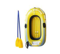 Barca gonfiabile per 1/2 - Zattera d'acqua all'aperto, gommone durevole | Barca portatile per canoa kayak artigianale, lancio di pagaia skiff da, lago cruiser catamarano galleggiante