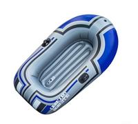 Barca gonfiabile portatile, per sport acquatici, con tecnologia anti perdite, in PVC spesso, design protettivo per attività in canoa sul lago (150 x 90 cm)