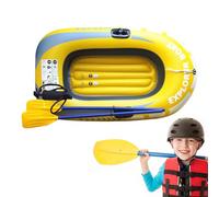 Barca in gomma pieghevole kayak porta barca in PVC | Tour kayak con doppia pagaia, per libero gonfiabile per la, campeggio e l'avventura 'acqua, la zattera di compatt