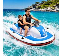 Barca Jet Gonfiabile con Propulsore per Esplorazione Acquatica 700W16Ah
