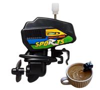 Barca Motor Coffee Stirrer, Novelty Drink Mixer, Wind-Up Mini Gadget per tazze e bicchieri, Small Electric Mixing Tool, Funny Gift Perfect for Coffee Lovers, 2,56 Inches