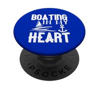 Barca nel mio cuore Amore Nautico PopSockets PopGrip Adesivo