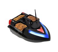 Barca per esche da 500 m, con GPS, 1 m/s, con telecomando | 1 batteria da 5200 mAh per 2-3 ore, 100 punti di posizionamento, configurazione a doppio motore, barca portatile per esche