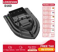 LOKEEVAN V030 RC Barca con esca per pesca alla carpa GPS, formato grande 9 Terra da pesca 12V GPS ad alta velocità Fishfinder Trawling Nido Bait Boat Fishfinder Version