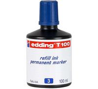 Barca per ricarica T100 EDDING T100 per pennarello permanente - CapacitÃ 100 ml - colore blu NEW
