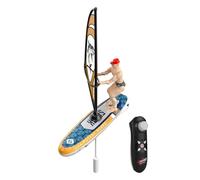 Barca RC, barche telecomandate giocattolo per acqua - Sub-RC - a LED, piscina impermeabile a 2,4 GHz vela per il set di vasche, pesca al lago, cortile, corsa in spiaggia