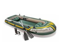 Barca " Seahawk 4 " Set Incl. Alu-Paddel+Pompa #68614,fino A 480kg,351x145x48cm