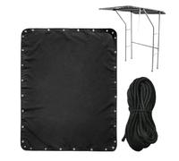Barca T-Top 168 x 140 cm, tessuto Oxford resistente, protezione UV | Console centrale per barche da kayak, yacht, bowrider, ponton, skiffs, fiume, baia, mare, laghi
