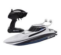 Barca telecomandata - SILVERLIT - 4SPEED - Motoscafo - 8 km/h - 34 cm - bianco e nero - 8 anni