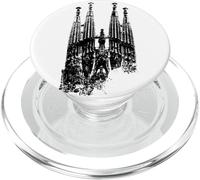 Barcellona Sagrada Familia Vintage Spagna I Love Barcelona PopSockets PopGrip per MagSafe
