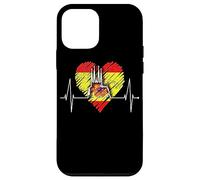 Barcellona Skyline Heartbeat Spagna Bandiera Sagrada Familia Custodia per iPhone 12 mini