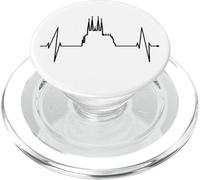 Barcellona Skyline Heartbeat Spagna Sagrada Familia PopSockets PopGrip per MagSafe