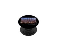 Barcellona Souvenir vintage Catalogna Retrò Skyline Spagna PopSockets PopGrip Adesivo