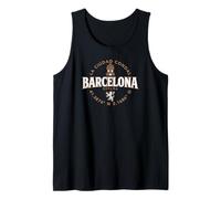 Barcellona Spagna Label Coordinate 2C Canotta