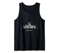 Barcellona Spagna Skyline Europa Viaggi Souvenir Canotta
