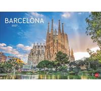 Barcelona Edition Kalender 2027: Jahres-Wandkalender 2027 mit den schönsten Sehenswürdigkeiten Barcelonas, vom Park Güell bis zur Sagrada Família. Großer Wandkalender mit farbenfrohen Aufnahmen