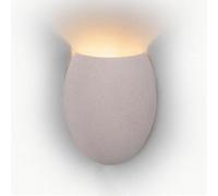 BARCELONA LED Applique da parete in cemento bianco sporco “Semba” G9, lampada da parete piccola moderna, illuminazione interna per soggiorno camera da letto hotel, design compatto in calcestruzzo
