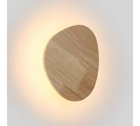 BARCELONA LED - Applique in legno Eclipse - Bianco caldo 2700K | Design moderno e minimalista | Applique decorativa a LED per soggiorno, camera da letto, corridoio