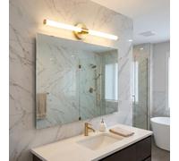 BARCELONA LED Applique LED Bagno 8W 720lm IP44 60cm Oro