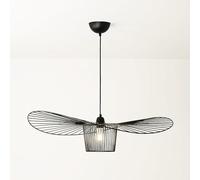 BARCELONA LED Lampada a sospensione di design Pamela da 80 cm, nera, stile moderno e all'avanguardia. Attacco E27. Lampada a sospensione per isola cucina, soggiorno, sala da pranzo