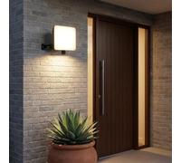 BARCELONA LED Proiettore Esterno 10W Sensore Nero 4000K
