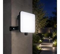 BARCELONA LED Proiettore LED Esterno 10W Sensor 6000K Nero