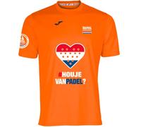 Barcelona Padel Tour | Maglietta Tecnica a Manica Corta | da Uomo | in Tessuto Micro Mesh Traspirante con Cuore Love Padel e Bandiere del Paese