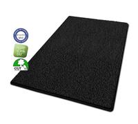 BARCELONA Tappeto Shaggy | Nero | Larghezza 80cm | Made in Germany