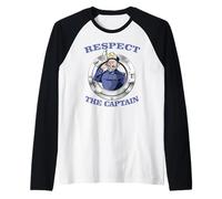 Barche a vela Rispettare il capitano a vela Maglia con Maniche Raglan