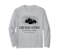 Barche d'ingresso alle grotte Naturali del Parco Nazionale di Carlsbad Caverns Maglia a Manica